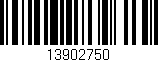 Código de barras (EAN, GTIN, SKU, ISBN): '13902750'