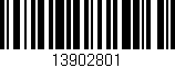 Código de barras (EAN, GTIN, SKU, ISBN): '13902801'
