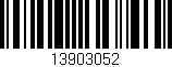 Código de barras (EAN, GTIN, SKU, ISBN): '13903052'