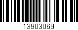 Código de barras (EAN, GTIN, SKU, ISBN): '13903069'