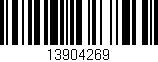 Código de barras (EAN, GTIN, SKU, ISBN): '13904269'