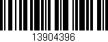 Código de barras (EAN, GTIN, SKU, ISBN): '13904396'