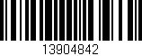 Código de barras (EAN, GTIN, SKU, ISBN): '13904842'