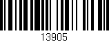 Código de barras (EAN, GTIN, SKU, ISBN): '13905'