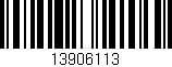 Código de barras (EAN, GTIN, SKU, ISBN): '13906113'