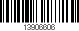 Código de barras (EAN, GTIN, SKU, ISBN): '13906606'