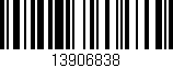 Código de barras (EAN, GTIN, SKU, ISBN): '13906838'