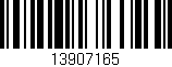 Código de barras (EAN, GTIN, SKU, ISBN): '13907165'