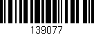 Código de barras (EAN, GTIN, SKU, ISBN): '139077'