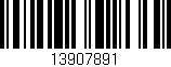 Código de barras (EAN, GTIN, SKU, ISBN): '13907891'