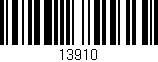 Código de barras (EAN, GTIN, SKU, ISBN): '13910'