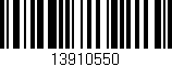 Código de barras (EAN, GTIN, SKU, ISBN): '13910550'