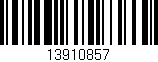 Código de barras (EAN, GTIN, SKU, ISBN): '13910857'