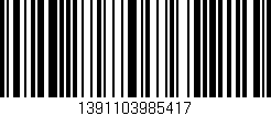 Código de barras (EAN, GTIN, SKU, ISBN): '1391103985417'