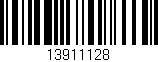 Código de barras (EAN, GTIN, SKU, ISBN): '13911128'