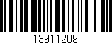 Código de barras (EAN, GTIN, SKU, ISBN): '13911209'
