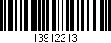 Código de barras (EAN, GTIN, SKU, ISBN): '13912213'