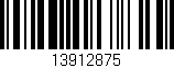Código de barras (EAN, GTIN, SKU, ISBN): '13912875'
