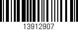 Código de barras (EAN, GTIN, SKU, ISBN): '13912907'