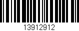 Código de barras (EAN, GTIN, SKU, ISBN): '13912912'
