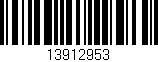 Código de barras (EAN, GTIN, SKU, ISBN): '13912953'