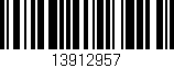 Código de barras (EAN, GTIN, SKU, ISBN): '13912957'