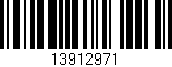 Código de barras (EAN, GTIN, SKU, ISBN): '13912971'