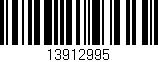 Código de barras (EAN, GTIN, SKU, ISBN): '13912995'