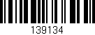 Código de barras (EAN, GTIN, SKU, ISBN): '139134'