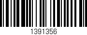 Código de barras (EAN, GTIN, SKU, ISBN): '1391356'