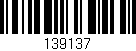 Código de barras (EAN, GTIN, SKU, ISBN): '139137'