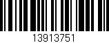 Código de barras (EAN, GTIN, SKU, ISBN): '13913751'