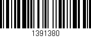 Código de barras (EAN, GTIN, SKU, ISBN): '1391380'