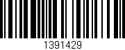 Código de barras (EAN, GTIN, SKU, ISBN): '1391429'
