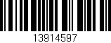 Código de barras (EAN, GTIN, SKU, ISBN): '13914597'
