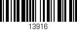 Código de barras (EAN, GTIN, SKU, ISBN): '13916'