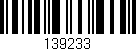 Código de barras (EAN, GTIN, SKU, ISBN): '139233'