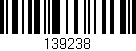 Código de barras (EAN, GTIN, SKU, ISBN): '139238'