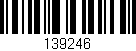 Código de barras (EAN, GTIN, SKU, ISBN): '139246'