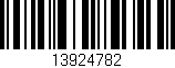 Código de barras (EAN, GTIN, SKU, ISBN): '13924782'