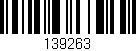 Código de barras (EAN, GTIN, SKU, ISBN): '139263'