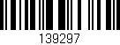 Código de barras (EAN, GTIN, SKU, ISBN): '139297'