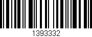 Código de barras (EAN, GTIN, SKU, ISBN): '1393332'