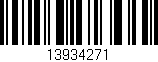 Código de barras (EAN, GTIN, SKU, ISBN): '13934271'