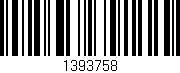 Código de barras (EAN, GTIN, SKU, ISBN): '1393758'