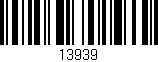 Código de barras (EAN, GTIN, SKU, ISBN): '13939'