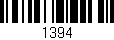 Código de barras (EAN, GTIN, SKU, ISBN): '1394'