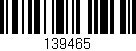 Código de barras (EAN, GTIN, SKU, ISBN): '139465'