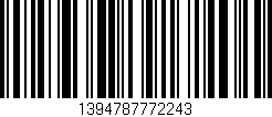 Código de barras (EAN, GTIN, SKU, ISBN): '1394787772243'