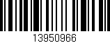 Código de barras (EAN, GTIN, SKU, ISBN): '13950966'